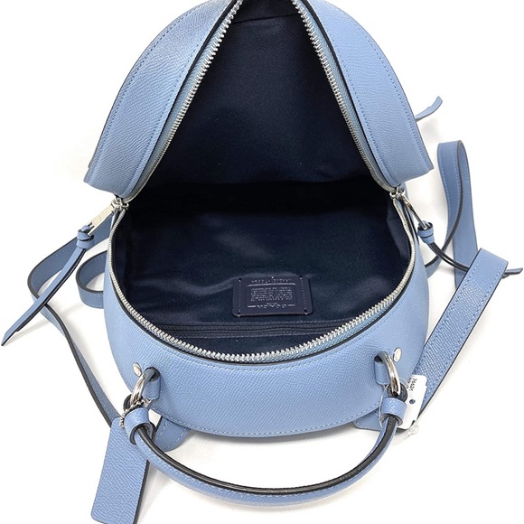 Coach Jordyn Crossgrain Leather Backpack Handbag - Picture 6 of 13